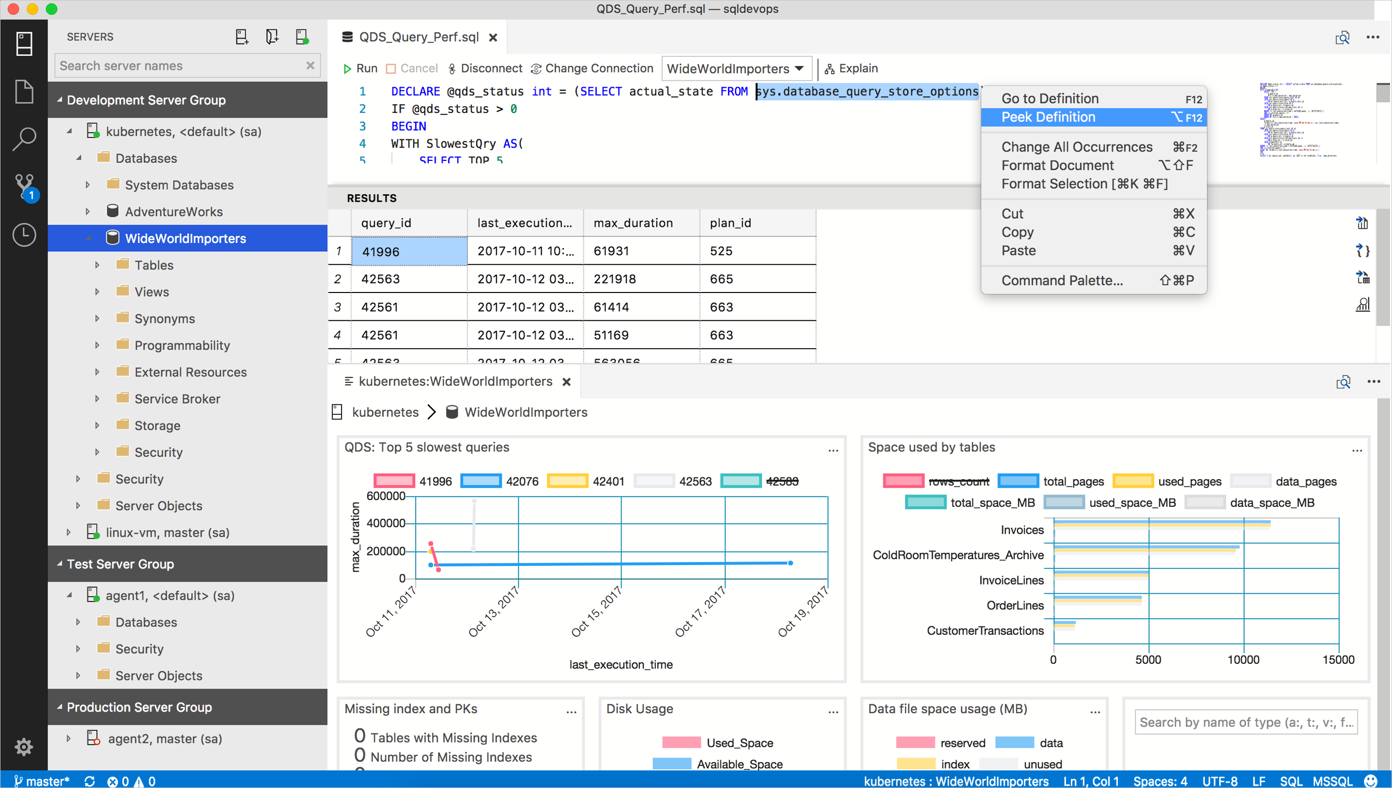 Sql operations studio preview for macos mac